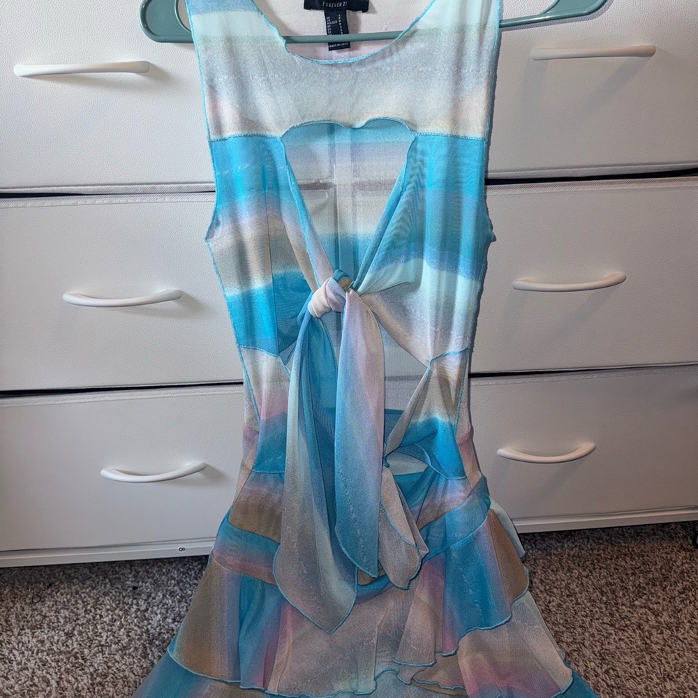 Forever 21 Sheer ombre dress